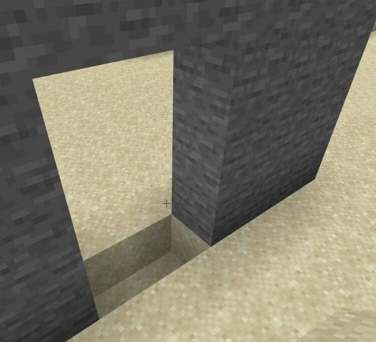 مرحله اول از ساخت تلویزیون در بازی ماینکرافت